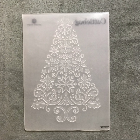 Cuttlebug 4 x 6 inches LACE TREE embossing folder - Picture 4 of 10